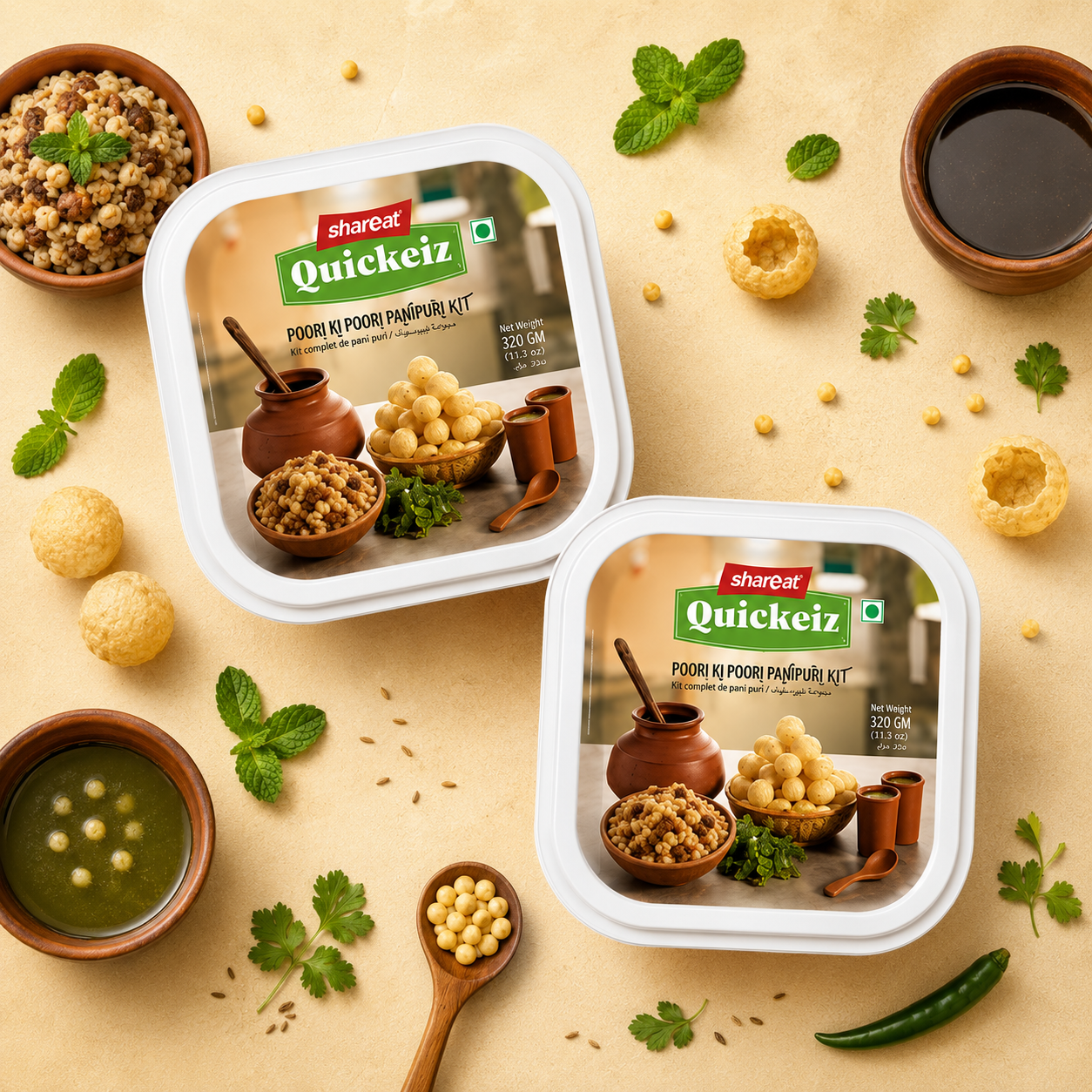 pack-of-2 Puri Ki Puri Pani Puri Kit - Pack of 2